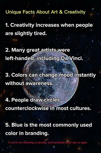 Unique Facts About Art & Creativity