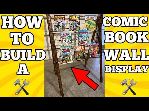 HOW TO BUILD A COMIC BOOK WALL DISPLAY