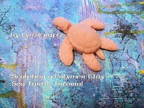 #diy #polymerclay Simple Sea Turtle Free Tutorial