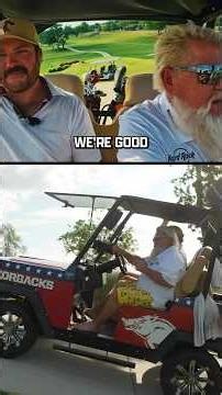 John Daly’s INSANE Razorbacks golf cart (that he gets to drive wherever he wants!)