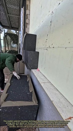 INSANE Exterior Insulation Installation Hack! Fastest EPS Foam Block Method for Modern Homes