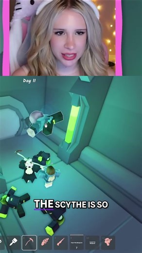 Epic Alien Invasion! Fighting Bosses & OP Scythes in This Game! #shorts