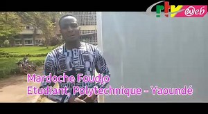 #AfricaIndustrialization #Cameroon An Engineering Student in #Yaounde, Mardoche Foudjo explains some of the innovations his school was exhibiting at the Africa Industrialisation Week which ends today. | CRTVweb
