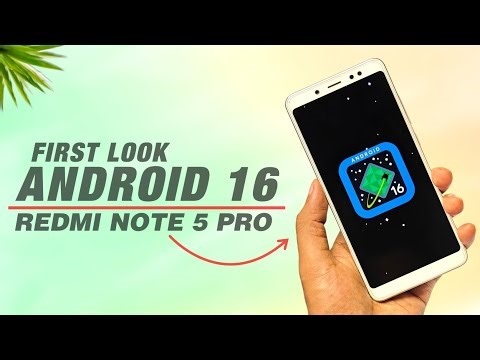 First LOOK Android 16 For Redmi Note 5 Pro | YAAP 16 Homemade | Full Detailed Review