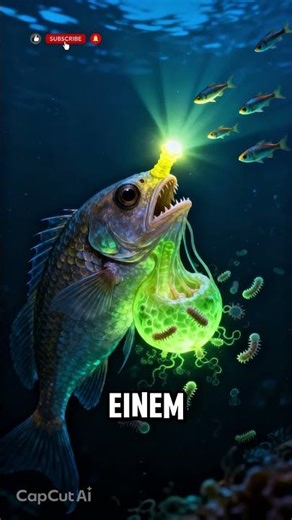 The anglerfish: The monster of the deep sea 🌊 #Anglerfish #DeepSea #Germany #Austria #Switzerland