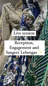 Raj Gharana Bride And Family | Live Session: Reception, Engagement & Sangeet Lehengas ✨ | Instagram