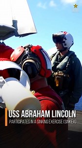 Incredible USS Abraham Lincoln Participates in a Sinking Exercise (SINKEX) 😱🔥 #USNavy | Military Vids