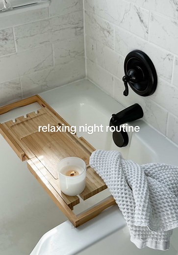 7 step night routine I do once a week 🫧🛁 #nightroutine #goodsleeproutine #unwindwithme #unwindroutine #selfcareroutine #selfcare #nighttimeroutine #bath #bathtime #sleeproutine