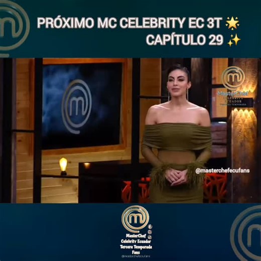 🔥🍲 MasterChef Celebrity Ecuador Fans 🇪🇨 on Instagram: "AVANCE PRÓXIMO MC CELEBRITY EC 3T✨️ | Capítulo 29 | Quinto Reto de Eliminación 😩 se va el que más errores comete un reto sabores texturas y aromas 😲 MasterChef Celebrity Ecuador Tercera Temporada 😊 ¡No te pierdas el capítulo! 🌟👩‍🍳👨‍🍳🇪🇨🔥🤩 MasterChef Celebrity Ecuador 3T Lunes a Viernes / 9 PM por Teleamazonas. 🔝💯✅️ 𝗨𝗻𝗮 𝘁𝗲𝗺𝗽𝗼𝗿𝗮𝗱𝗮 𝗰𝗮𝗿𝗴𝗮𝗱𝗮 𝗱𝗲 𝗺𝘂𝗰𝗵𝗼 𝘀𝗮𝗯𝗼𝗿. 👩‍🍳👨‍🍳🔥🤩🌟🇪🇨🎊💪🏻🥳☝🏻 . . . #Mas