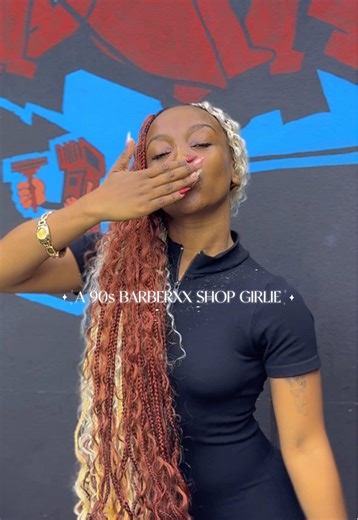 Been a @90s Barberxx Shop girlie since day one 😍, the best I tell you!! #fyp GET BRAIDED WITH 90s BARBERXX SHOP ⭐️