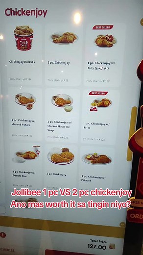 Jollibee 1 pc vs 2 pc Chickenjoy: Which is Worth It?