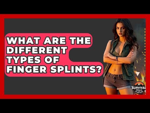 What Are The Different Types Of Finger Splints? - Survival Skills for Everyone