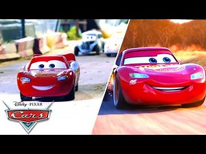 Cruz Ramirez Beats Lightning McQueen in a Race | SIDE BY SIDE VIDEO | Pixar Cars | ‪@disneyjr‬