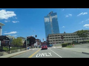 Driving Through Downtown Worcester, Massachusetts - [4K Tour]