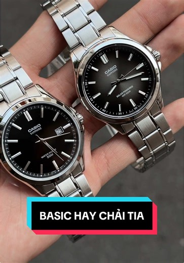 Đồng Hồ Casio Mẫu Basic và Chải Tia