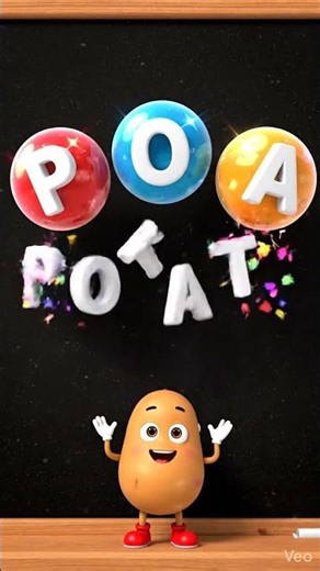 Here is a Potato! | Learn Vegetables for Kids | Cute Animation #shorts