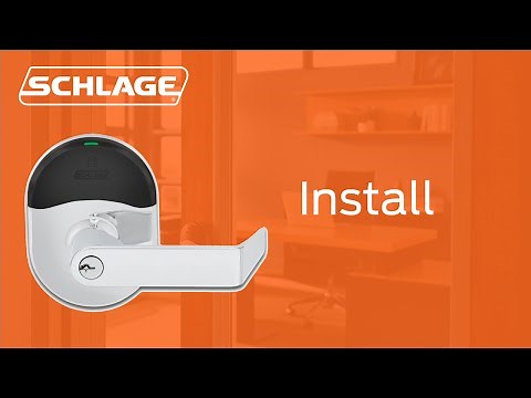 How to Install the Schlage NDE Lock