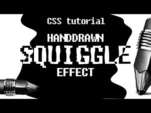 CSS Filters - SVG Turbulence Filter Animation [ CSS3 Creative Menu Hover Effects ] Squigglevision