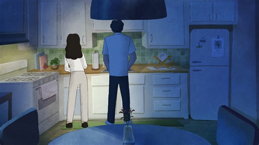 Cartoon Brew on Instagram: "Today's Oscar-qualified short profile is 'Two Ships' from director McKinley Benson. Produced by Cola Animation Collective (behind 2022 Oscar nominee 'Ice Merchants') and Room 330 Productions, the poetic, hand-drawn short explores distance and connection as experienced by a couple occupying the same space, but with opposing schedules. Our interview with Benson, as well as an exclusive trailer and BTS artwork, is linked in our bio. #animation #2danimation #oscars"