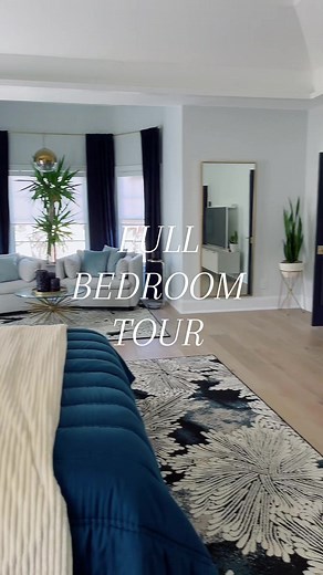 Full Bedroom Tour with Closet and Bathroom Details