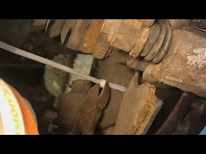 fix A RATTLING brake dust shield with a zip tie