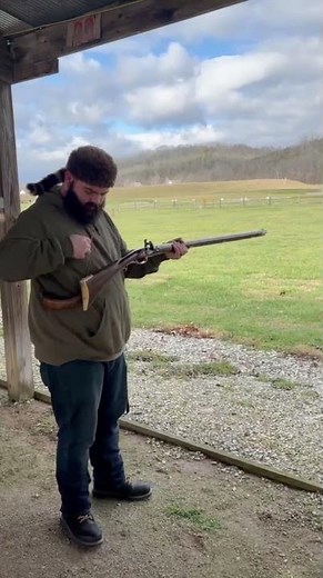 History Recreated: First Shot - Muzzleloading Flintlock Rifle 50 cal Eastern PA style