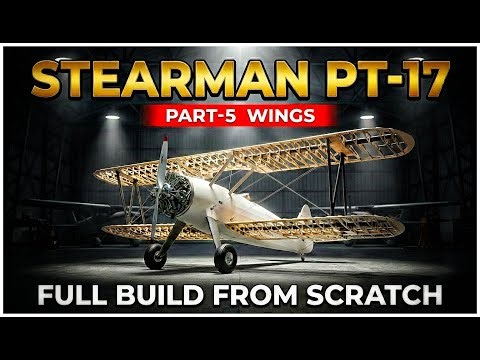 Scratch Building a HUGE Stearman PT-17: Old School Meets High Tech! (Part 5)