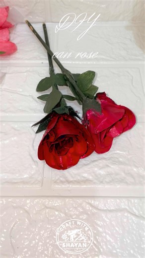 Turn Old Drink Cans into Beautiful Roses 💡 Easy DIY #diy #aestheic #youtube #rose #handmaderoses