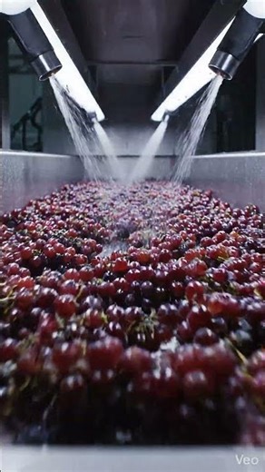 Inside a Modern Grape Processing Factory