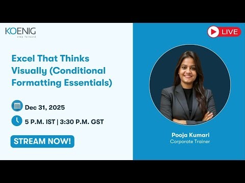 Excel That Thinks Visually (Conditional Formatting Essentials)