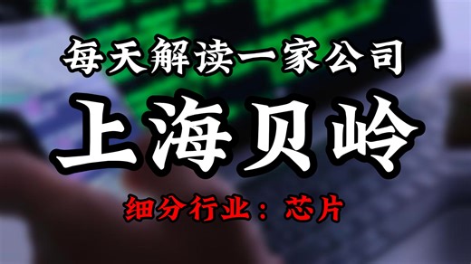 每天解读一家上市公司：上海贝岭