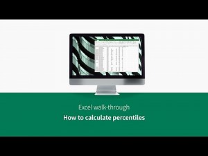 How to calculate percentiles