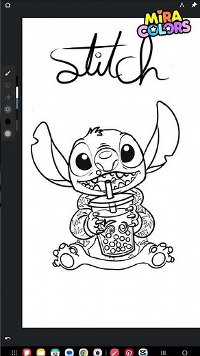How to draw STITCH (Lilo& Stitch)Part 1