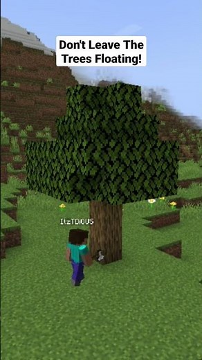 Easy Tree Trap In Minecraft! 🌲