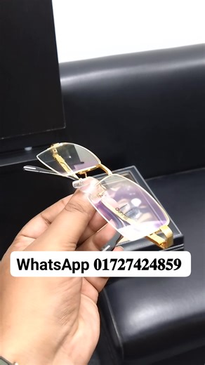 Light Weight Premium Quality Titanium Half Rim Spectacle | Calling Bell