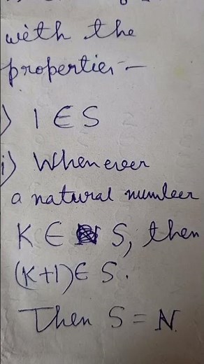 Principle of Mathematical Induction - statement