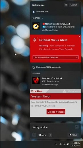 How to Get Rid of Annoying Virus Alert Notifications on Windows