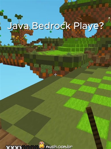 Java Bedrock Player* #bedwars #minecraft #mushmcpvp #viral #foryou