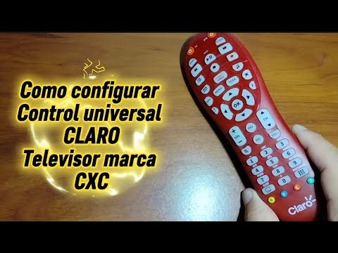 Code for CXC TV. CLARO universal remote control.