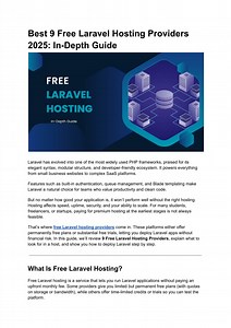 Free Laravel Hosting Providers: Complete Guide - SlideServe