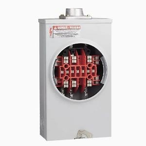 [Hot Item] 20A 13 Terminal Single Phase Ring Less Type Energy Meter Base 13jaw Meter Socket with Ring Blank Hub