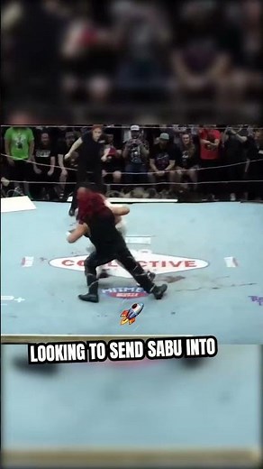 Sabu takes CRAZY bump in his last match #gcw #Sabu #wrestling #wwe #shorts #ecw #wrestlemania #jjsp9