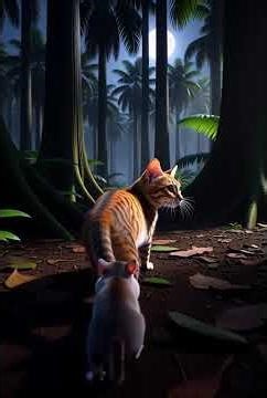 Scared Cartoon Cat Animation #scared #scaredycat #cat #catandmousegame #ouranimal #cute #ourcat