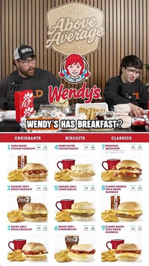 Wendy's vs. Burger King Breakfast - Which one's winning? #slightlyaboveaverage #wendys #breakfast