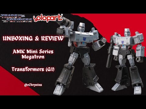 UNBOXING & REVIEW - Yolopark: AMK Mini Series Model Kit Megatron | Transformers (G1)