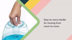 Safety 1st Filter Free Cool Mist Humidifier, Blue