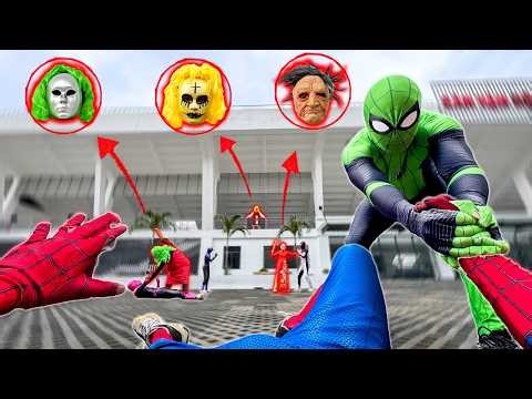 5 Spider-Man Bros Meet All Serbian Dancing in the Abandoned Land - Season 4 (Action POV Story)