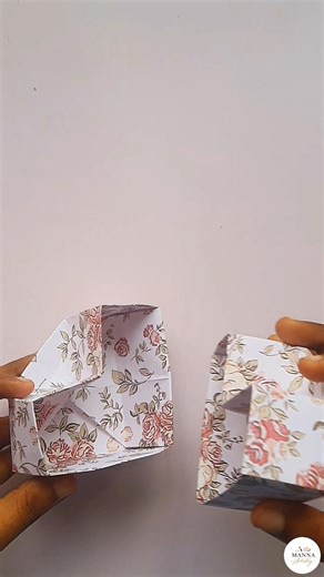 Mini Paper Box Tutorial 🌷 | Easy DIY Storage 📦 | Simple & Aesthetic Craft | Manna Artistry