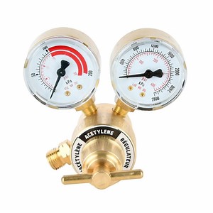 [Hot Item] Flow Brass Regulator Oxygen/Argon/Nitrogen/Acetylene/Gas Industrial Regulator for Gas Welding Cutting Torch