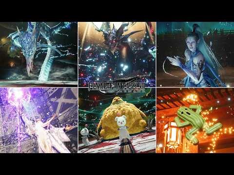 【Final Fantasy 7 Remake】All Summons